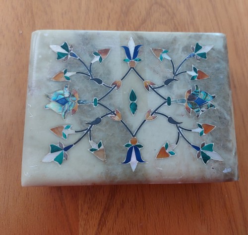 Marble trinket box with - marble,