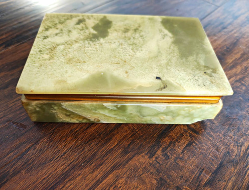 Onyx green marbled hinged - onyx,