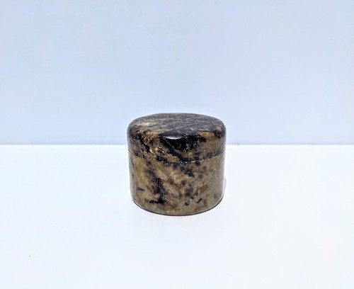 Vintage stone trinket box with - stone,