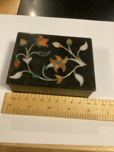 Marble trinket box - trinket,