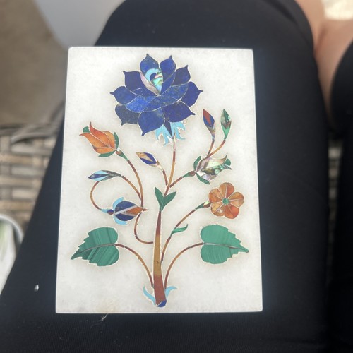 Vintage white marble - marble, trinket