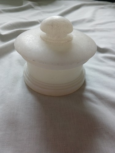 Vintage soap stone - , lidded