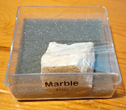 Marble mineral specimen - marble,