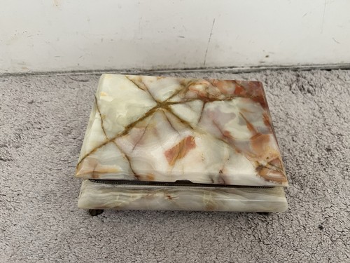 Onyx marble trinket box - onyx,