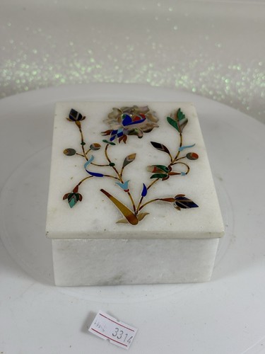 Marble stone jewelry trinket - marble,
