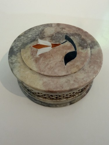 Vintage hand crafted marble - hand,