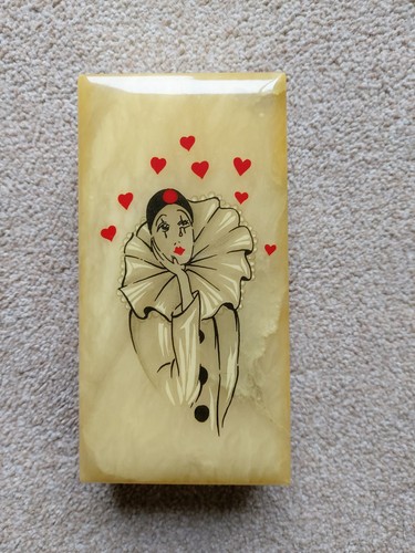 Vintage alabaster onyx box - vintage,