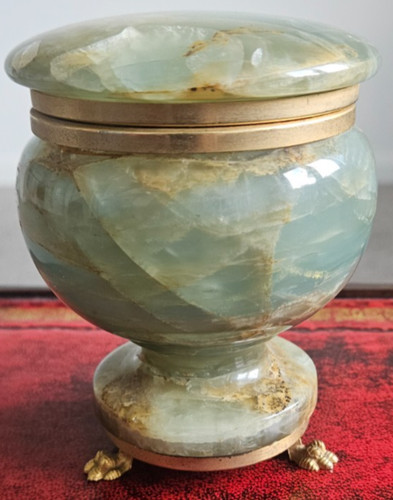 Vintage green onyx footed - vintage,