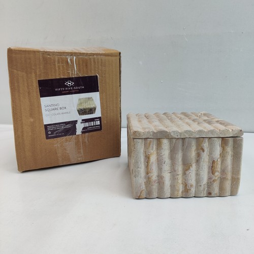 Trinket storage box - marble, la