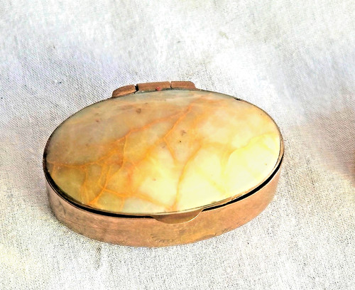 Victorian pill patch box - patch,