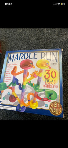 House marbles marble run - house,