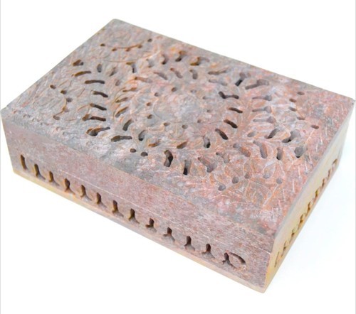 Natural marble stone box - marble,
