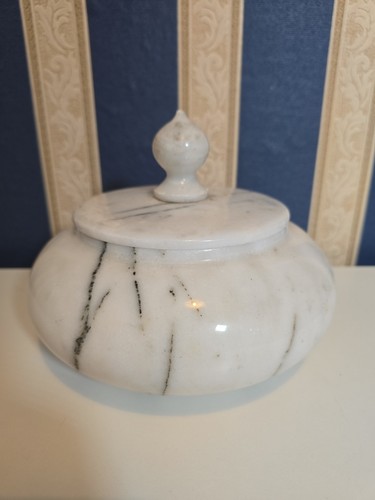 Vintage white marble alabaster - vintage,