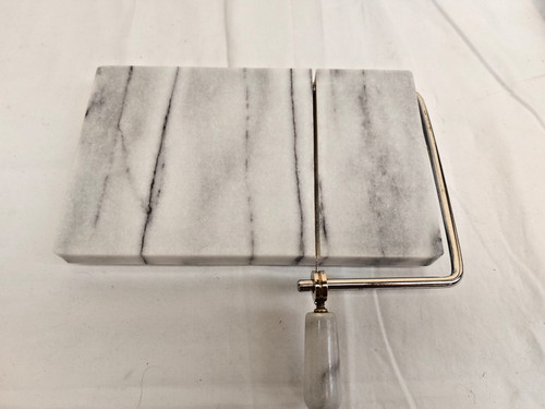 Marble cheese slicer board - marble, in