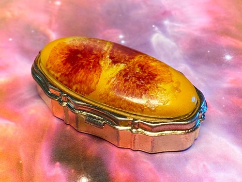 Orange brown marble - orange/brown,