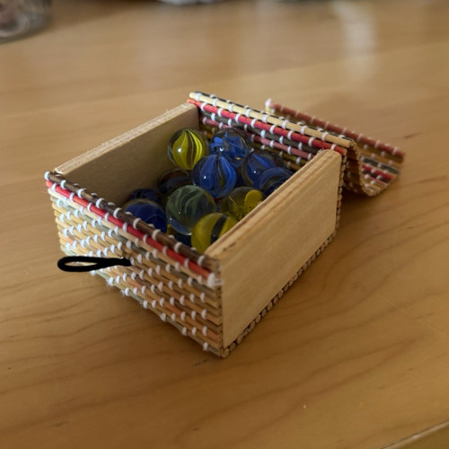 Small handmade beaded wooden - handmade,